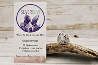 Tourmilated Quartz Ring (Size 7)
