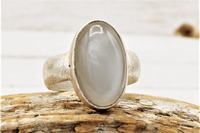 Indian Moonstone Ring (size 8.5)