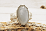 Indian Moonstone Ring (size 8.5)