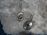 Amethyst Earrings Sterling Silver