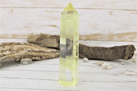 Yellow Volcano Quartz Tower