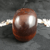 Red Tigers Eye Skull