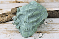 Jadeite Skull Carving