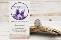 Indian Moonstone Ring (size 8)