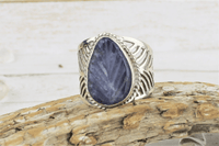 Tanzanite Sterling Silver Ring (size 7.5)