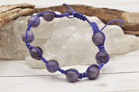 Amethyst Corded Bracelet