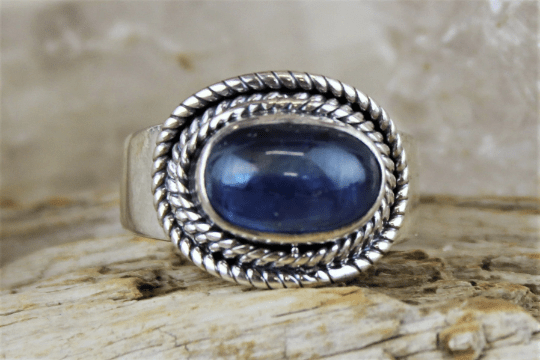 Blue Kyanite Ring Size 8.5