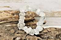 Crackle Quartz Bracelet (Clear)