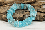 Crackle Quartz Bracelet (Blue)
