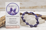 Amethyst Corded Bracelet