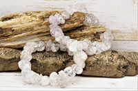 Crackle Quartz Bracelet (Purple Hue)