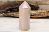 Aura Rose Quartz Tower