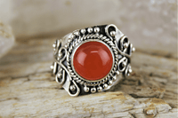 Carnelian Ring Size 8