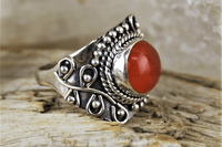 Carnelian Ring Size 8