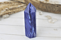 Blue Volcano Quartz Tower