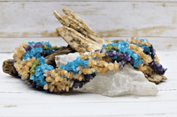 Dyed Mixed Quartz Chip Beads