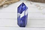 Blue Volcano Quartz Tower