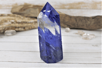 Blue Volcano Quartz Tower