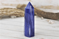 Blue Volcano Quartz Tower