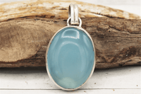 Blue Chalcedony Pendant