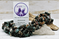 Jasper & Bloodstone Chip Strand
