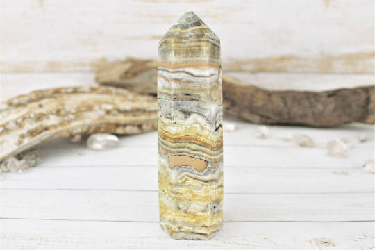 Crazy Lace Agate Tower