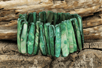 Mother of Pearl Stretch Bracelets (Teal)