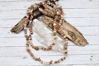 Peach Moonstone Chip Beads