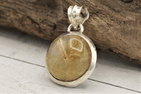 Rutilated Quartz Pendant