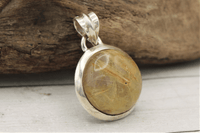 Rutilated Quartz Pendant