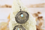 Ethiopian Opal Earrings in .925 Sterling Silver