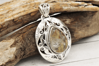 Rutilated Quartz Pendant