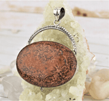 Starburst Jasper in Sterling Silver Pendant