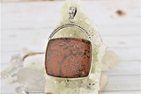 Starburst Jasper in Sterling Silver Pendant