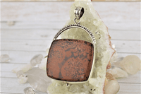 Starburst Jasper in Sterling Silver Pendant