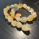 Citrine Bead Strand XL Nugget