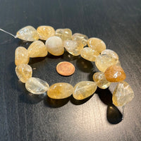 Citrine Bead Strand XL Nugget