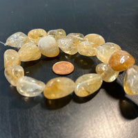 Citrine Bead Strand XL Nugget