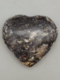 Canadian Staurolite & Garnet Heart Carving Kinbasket, B.C.