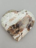 Canadian Vesuvianite & Grossular Garnet Heart Carving Bugaboos, B.C.