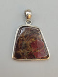Canadian Ammolite Pendant Set in .925 Sterling Silver
