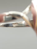 Canadian Eye Of Odin Sapphire Ring in .925 Sterling Silver (Size 6)