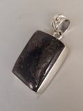 Canadian Staurolite And Garnet Pendant Set in .925 Sterling Silver