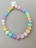 Selenite Bracelet 6mm Multi-Coloured (Dyed)