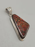 Canadian Ammolite Pendant Set in .925 Sterling Silver