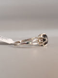 Canadian Eye Of Odin Sapphire Ring in .925 Sterling Silver (Size 6.75)