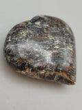 Canadian Staurolite & Garnet Heart Carving Kinbasket, B.C.