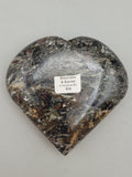 Canadian Staurolite & Garnet Heart Carving Kinbasket, B.C.