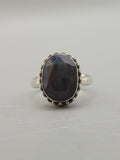 Canadian Eye Of Odin Sapphire Ring in .925 Sterling Silver (Size 8.75)