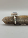 Canadian Eye Of Odin Sapphire Ring in .925 Sterling Silver (Size 6.75)